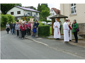 Bittprozession an Christi Himmelfahrt (Foto: Karl-Franz Thiede)